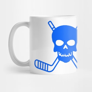 SKULL AND CROSSED HOCKEY STICKS Mug